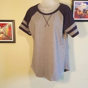 Womens Shirt Sleeve Striped